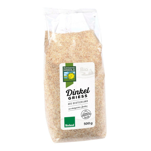 Dinkelvollkorngriess von Bohlsener Mühle | Bio, vegan | G...