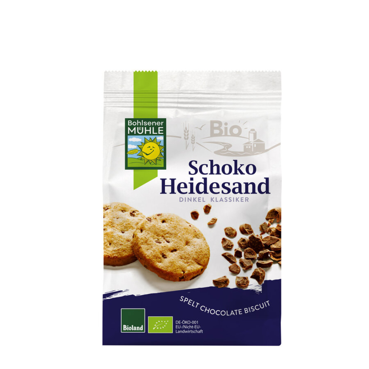 Heidesand Dinkel Schokokekse von Bohlsener Mühle | Bio...