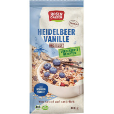 Heidelbeer-Vanille Müsli ungesüsst von Rosengarten | Bio...