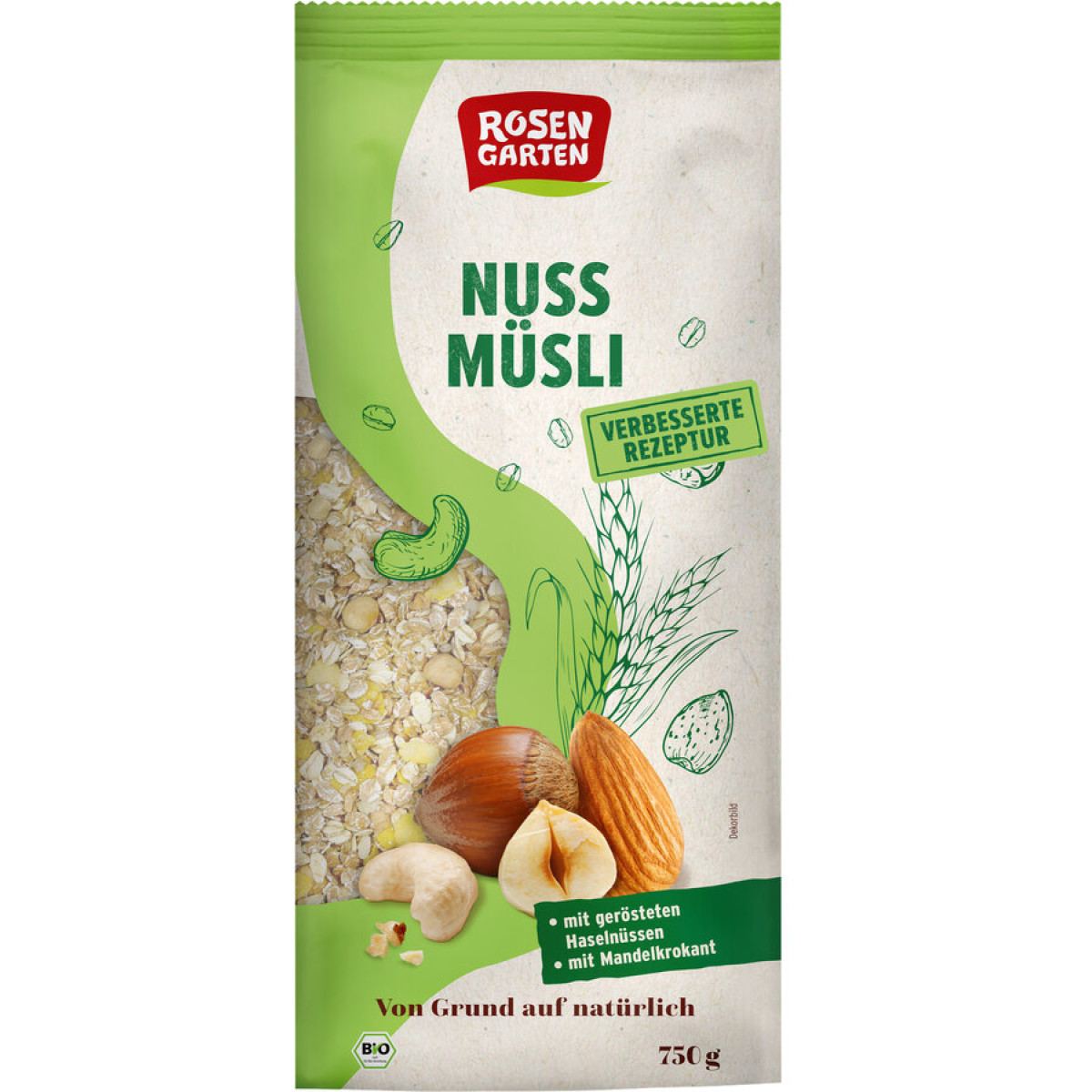 Muesli Nuss von Rosengarten | Bio | Müesli & Cerealien ka...
