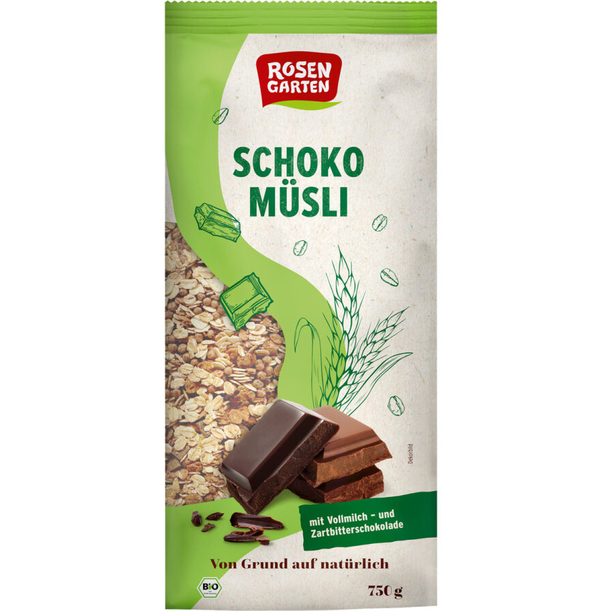 Muesli Schoko von Rosengarten | Bio | Müesli & Cerealien...