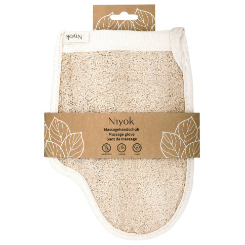 Massagehandsch. Luffa & Baumw. Niyo von Niyok | vegan | B...