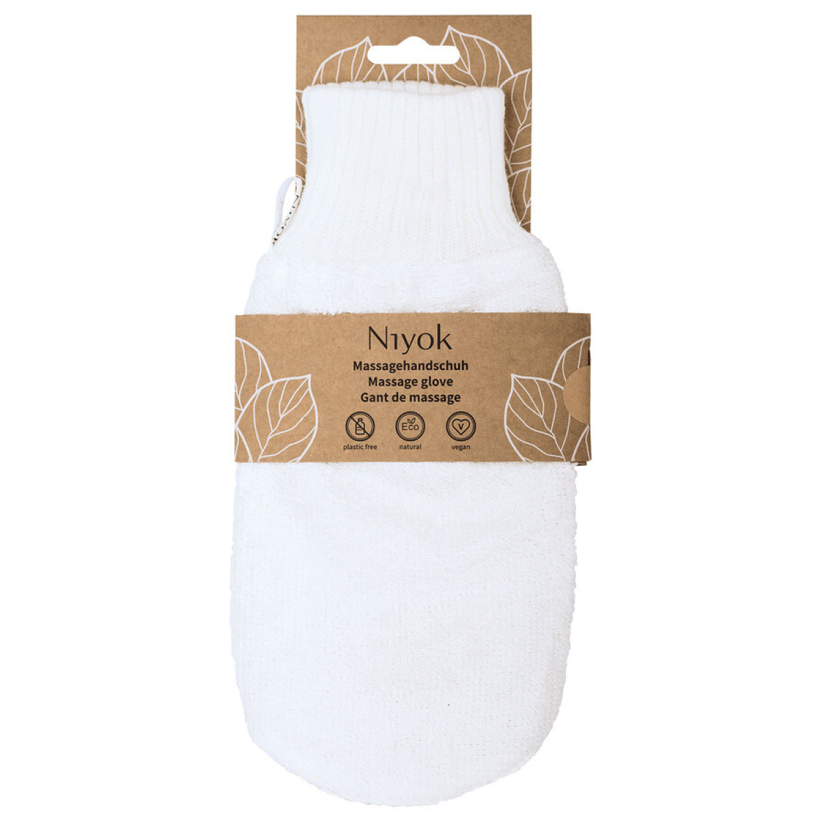 Massagehandschuh Bambusfaser Niyok von Niyok | vegan | Bo...