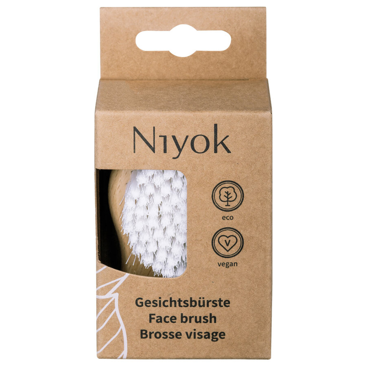 Gesichtsbürste aus Holz Niyok von Niyok | Tagescreme kauf...