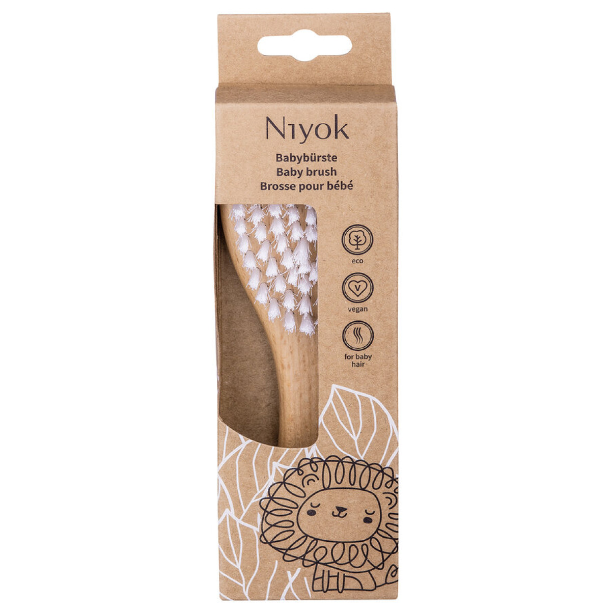 Babybürste aus Holz Niyok von Niyok | Babypflege kaufen...