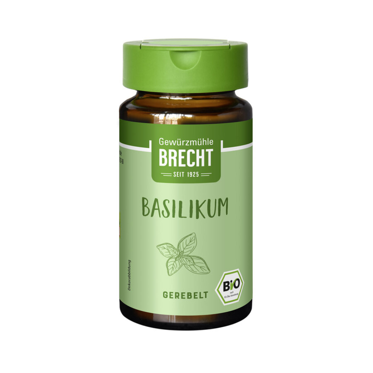 Basilikum gerebelt - im Glas von Brecht | Bio, vegan, lak...