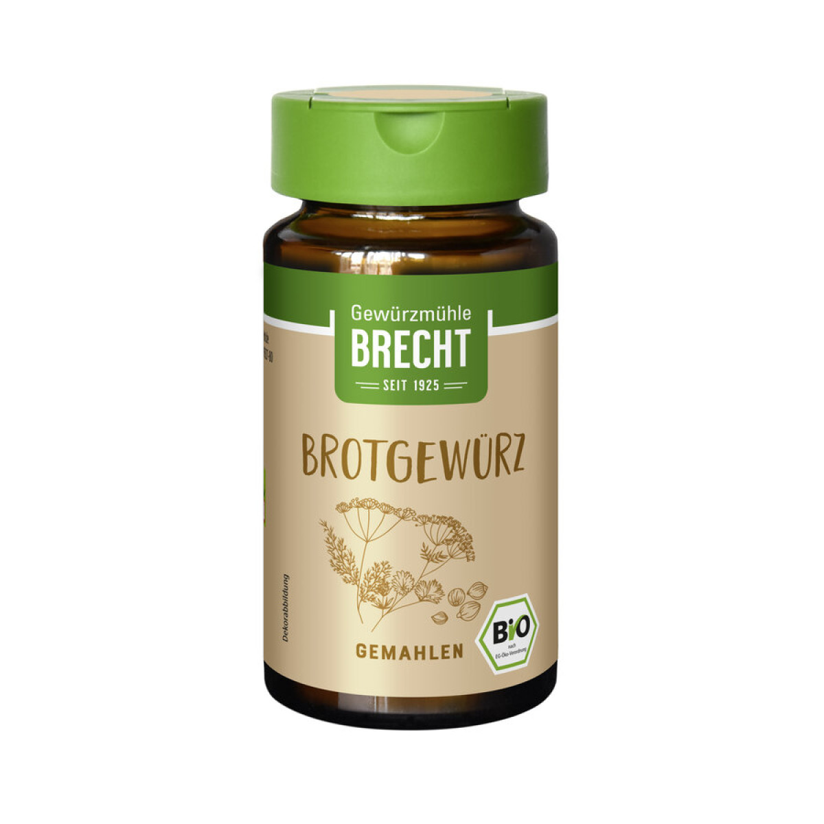 Brotgewürz gemahlen- im Glas von Brecht | Bio, vegan, lak...