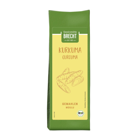 Kurkuma gemahlen Blockbeutel von Brecht | Bio, vegan, lak...