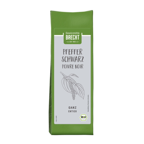 Pfeffer schwarz ganz Blockbeutel von Brecht | Bio, vegan...