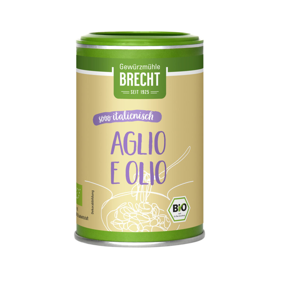 Aglio e Olio Gewürz von Brecht | Bio, vegan | Gewürze onl...